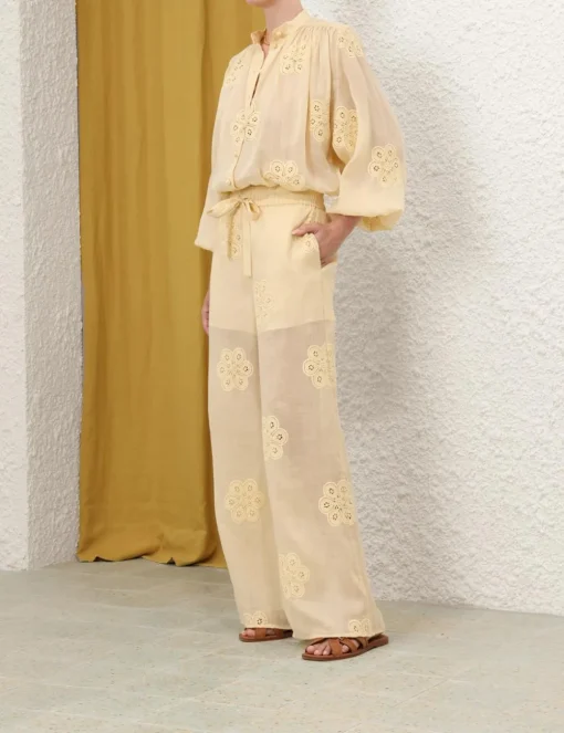 Acadian Embroidered Blouse