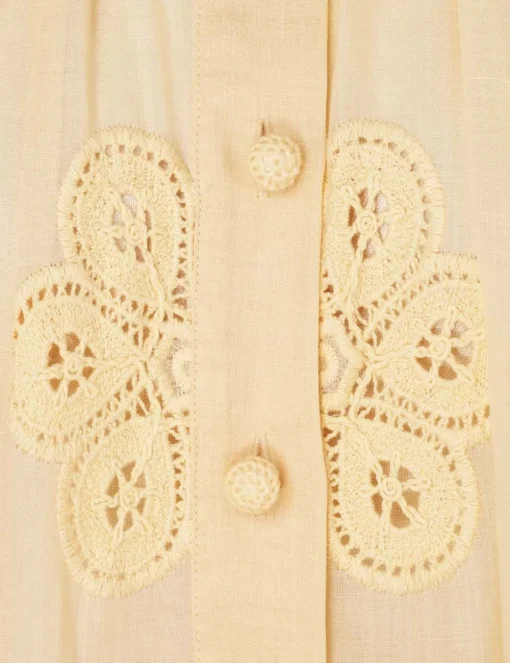 Acadian Embroidered Blouse