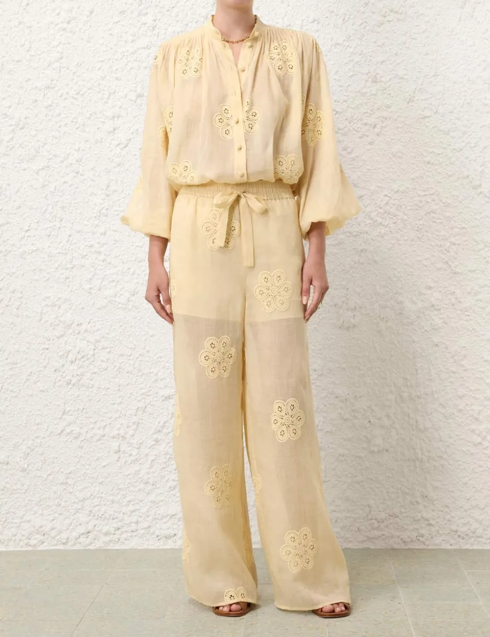 Acadian Embroidered Pant