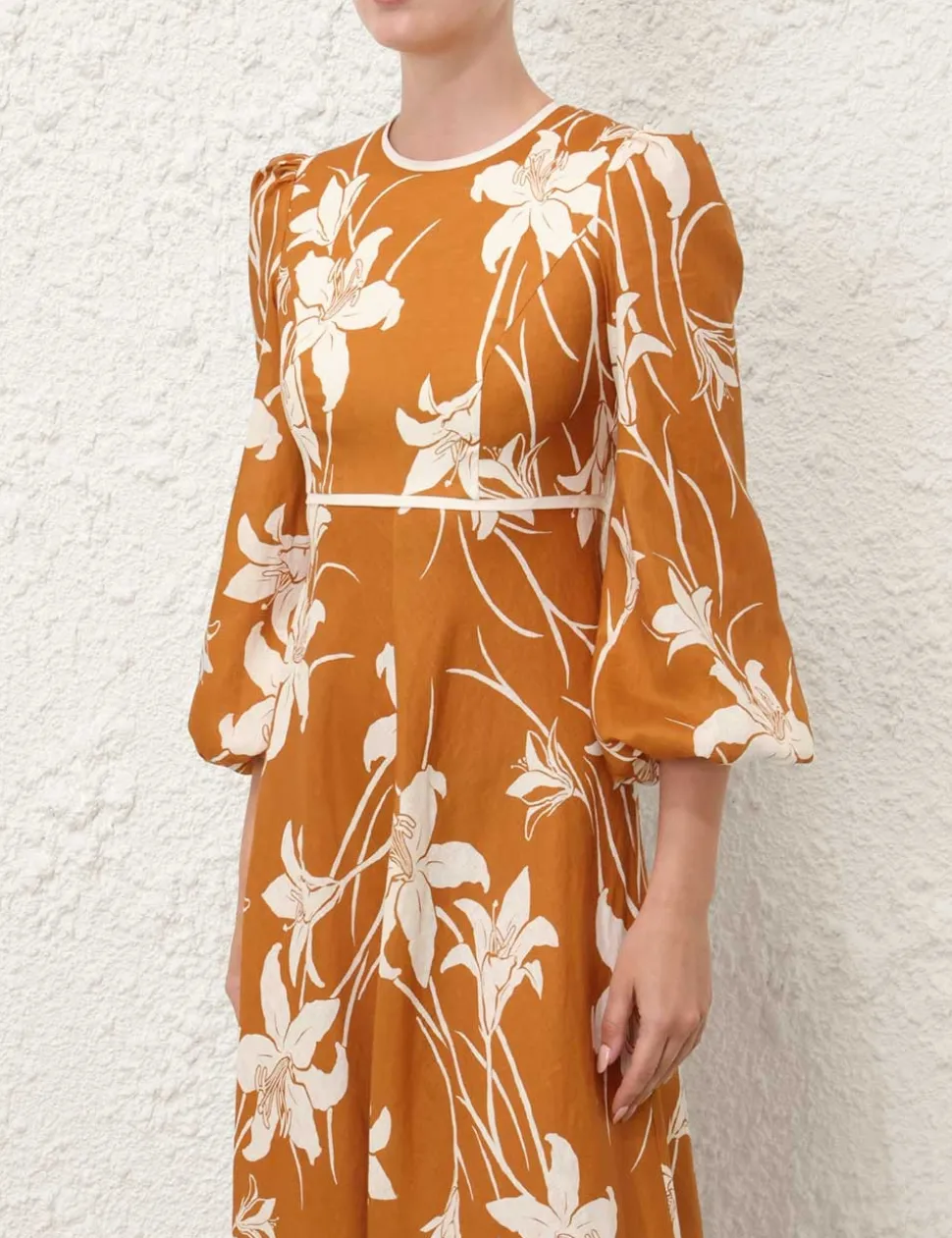 Acadian High Neck Dress