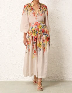 Alight Basque Midi Skirt