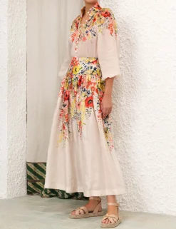 Alight Basque Midi Skirt