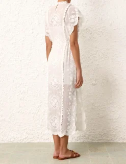 Alight Draw Waist Midi Dress