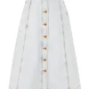 August A Line Denim Skirt