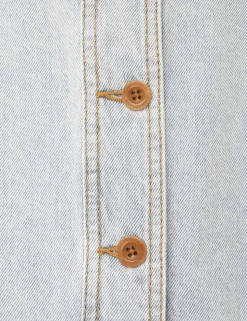 August A Line Denim Skirt