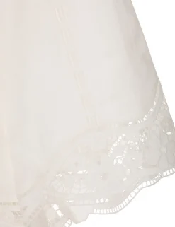 August Broderie Shorts