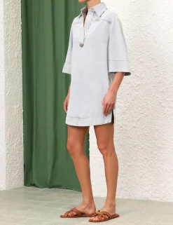 August Denim Tunic Dress