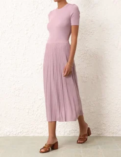 August Rib Midi Skirt