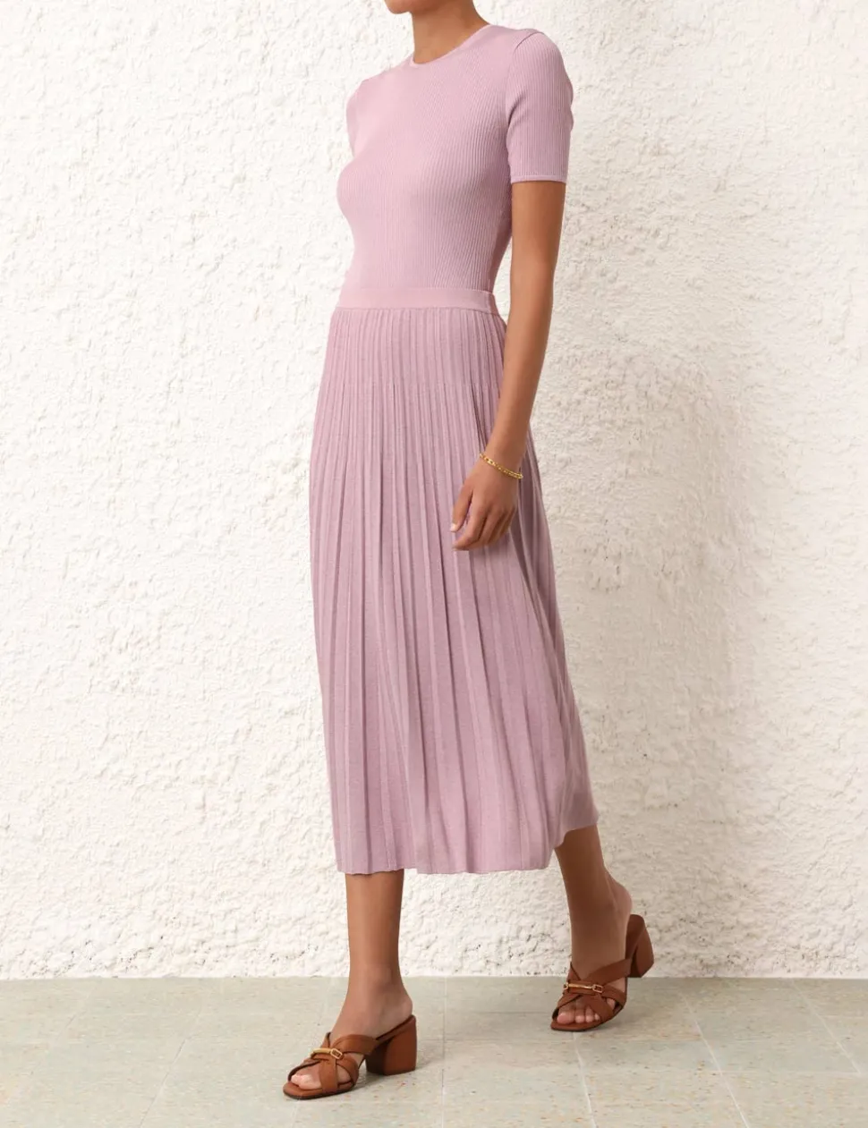 August Rib Midi Skirt