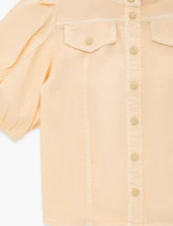 August Utility Denim Top