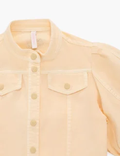 August Utility Denim Top