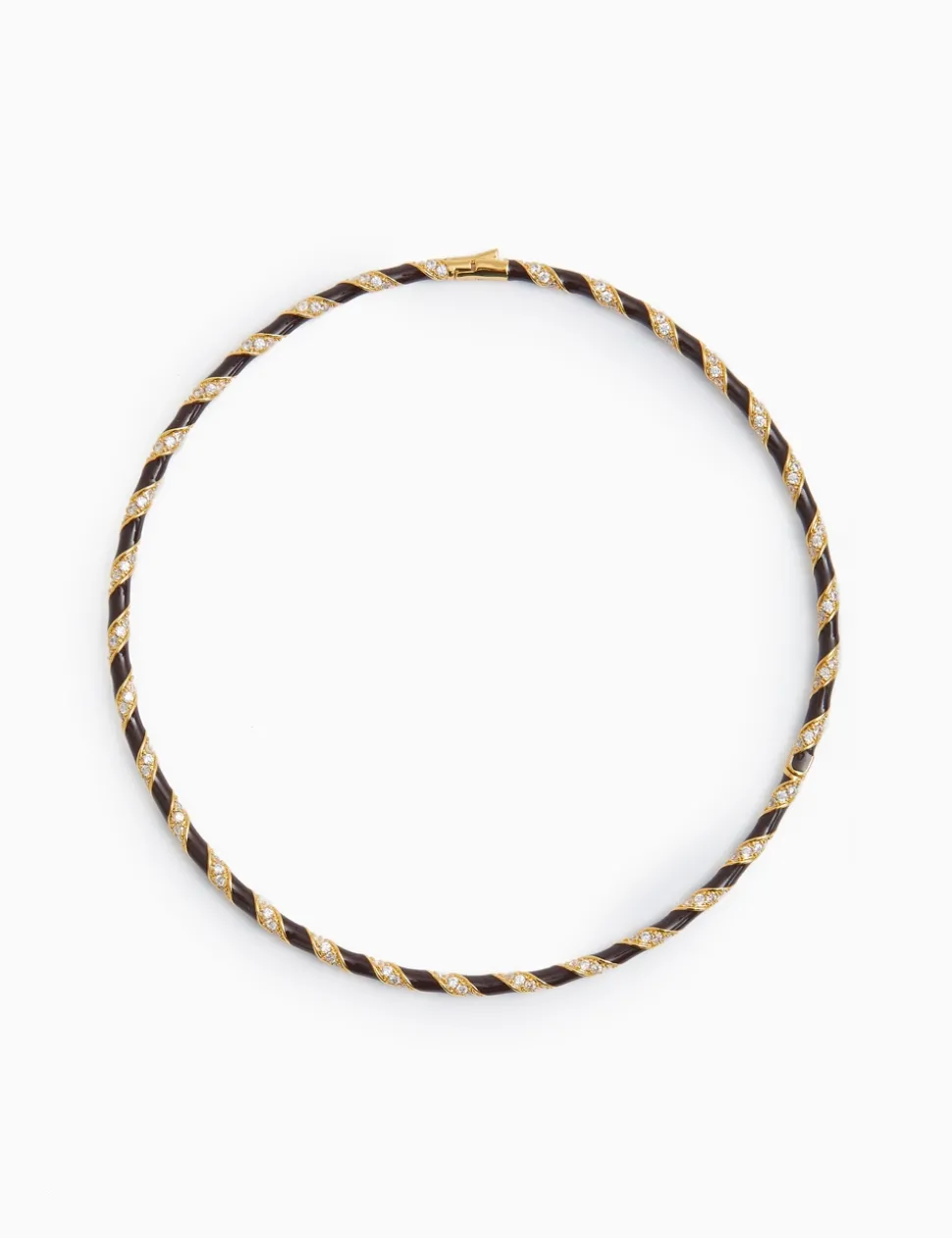 Candy Stripe Pave Choker