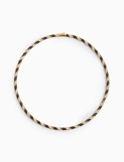 Candy Stripe Pave Choker