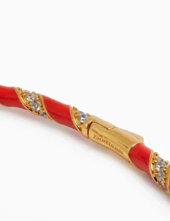 Candy Stripe Pave Choker