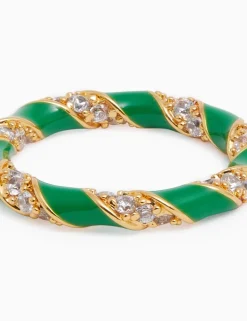 Candy Stripe Pave Ring