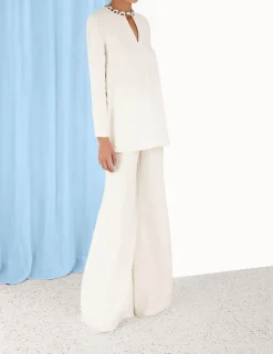 Chain Embellished Tunic Top