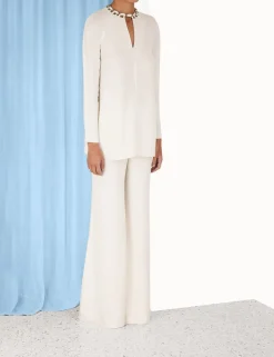 Chain Embellished Tunic Top