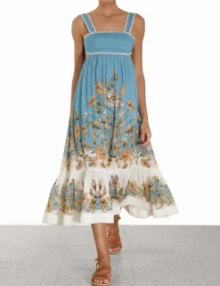 Chintz Tiered Midi Dress