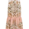 Chintz Tiered Midi Skirt