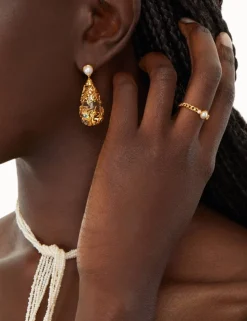 Collage Fine Chain Ring