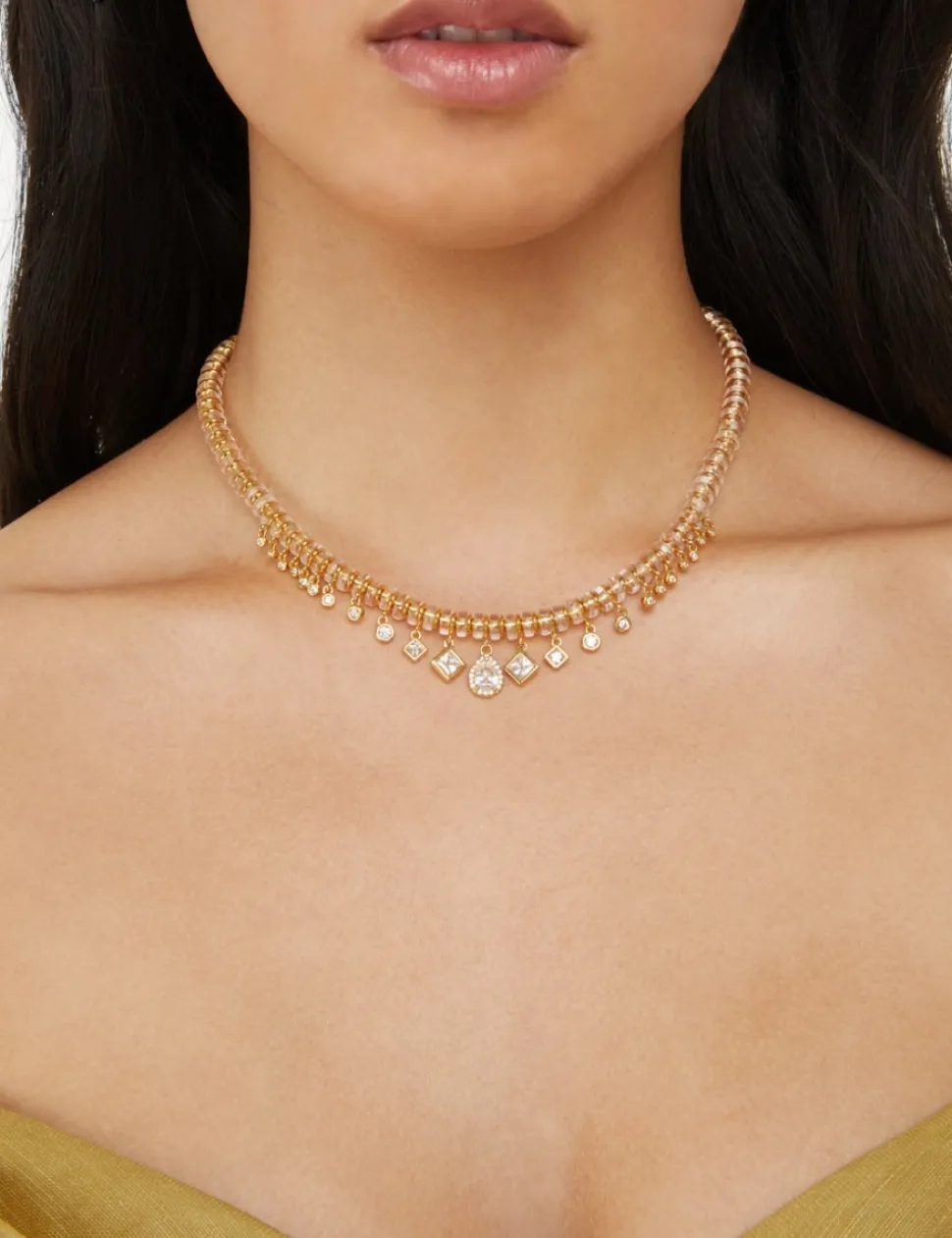 Crystal Beads Necklace