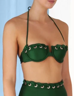 Devi Eyelet Balconette Bra