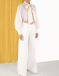 Devi Tie Neck Blouse