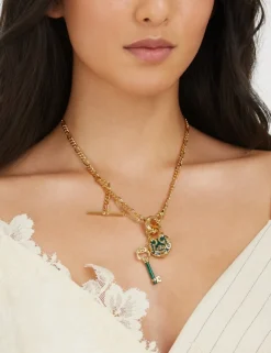 Enamel Locket Necklace