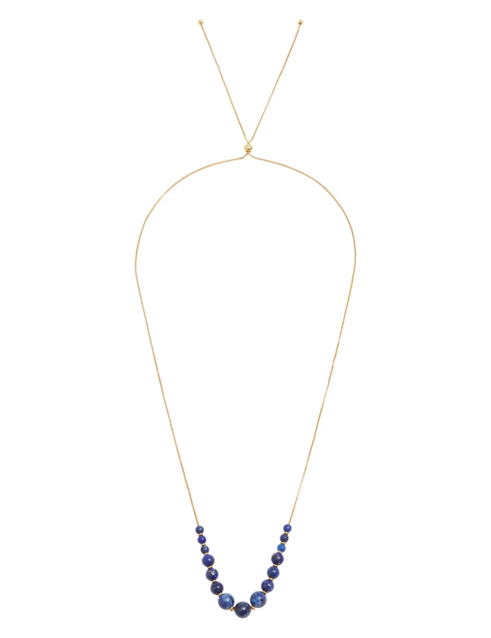 Fine Lapis Sphere Necklace