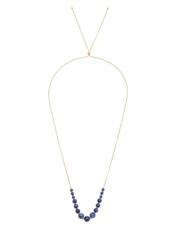 Fine Lapis Sphere Necklace