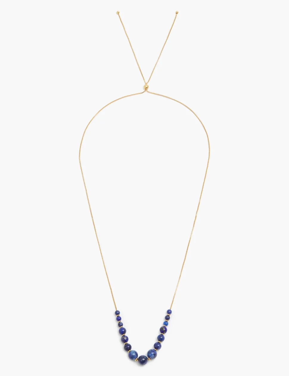 Fine Lapis Sphere Necklace