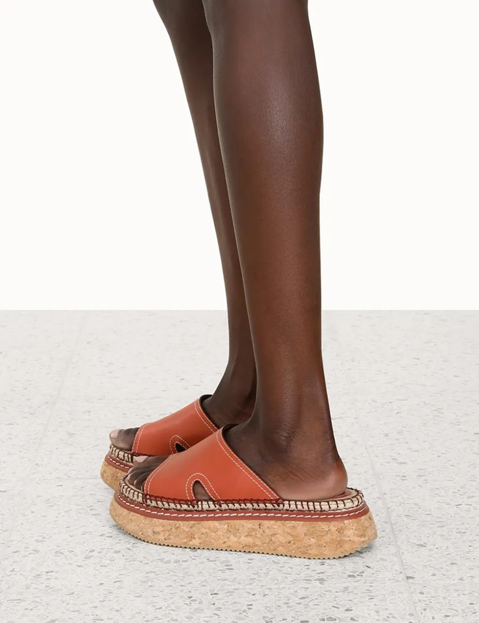 Flatform Espadrille Slide