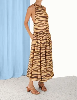 Ginger Drop Waist Midi Dress