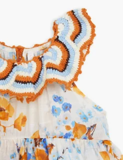 Halcyon Scallop Crochet Dress