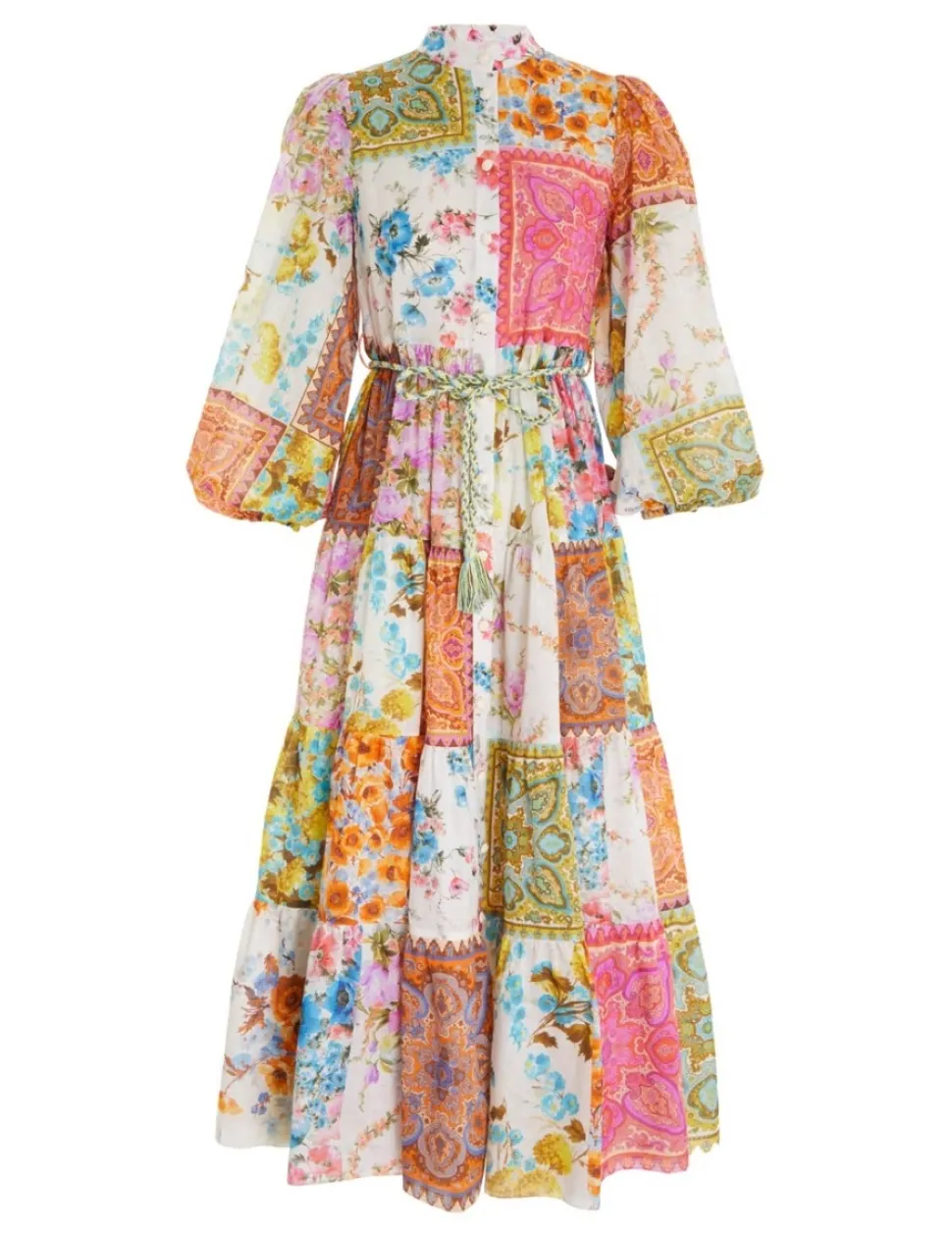 Halcyon Tiered Midi Dress