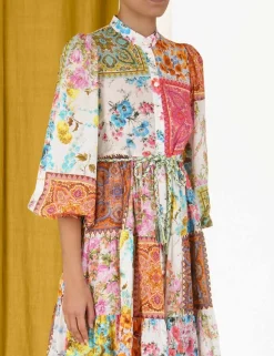 Halcyon Tiered Midi Dress