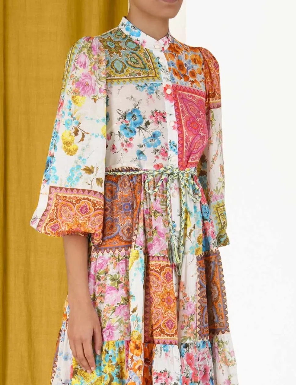 Halcyon Tiered Midi Dress