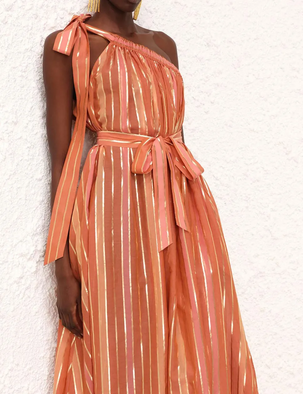 Junie Asymmetric Midi Dress