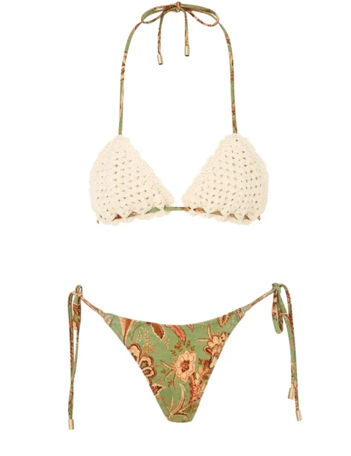 Junie Chevron Crochet Bikini