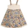 Junie Crochet Top Woven Dress