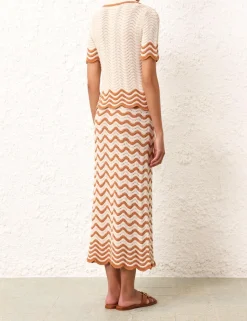 Junie Textured Knit Polo