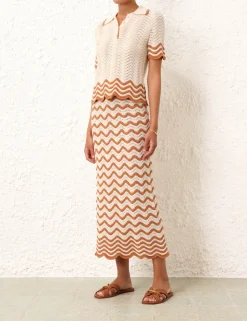 Junie Textured Knit Polo