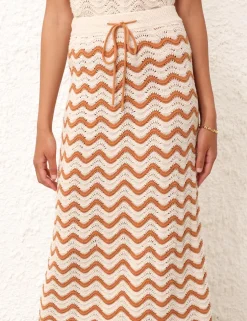 Junie Textured Knit Skirt