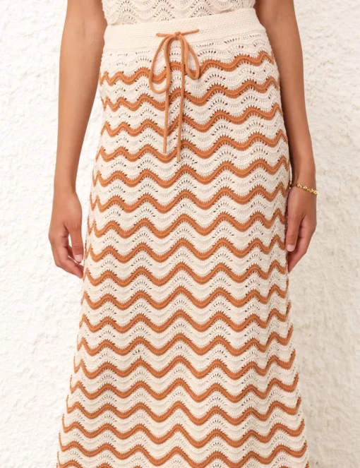 Junie Textured Knit Skirt