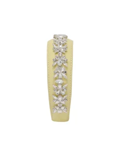 Leather Crystal Headband