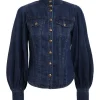 Luminosity Denim Corset Shirt