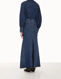 Luminosity Denim Corset Shirt