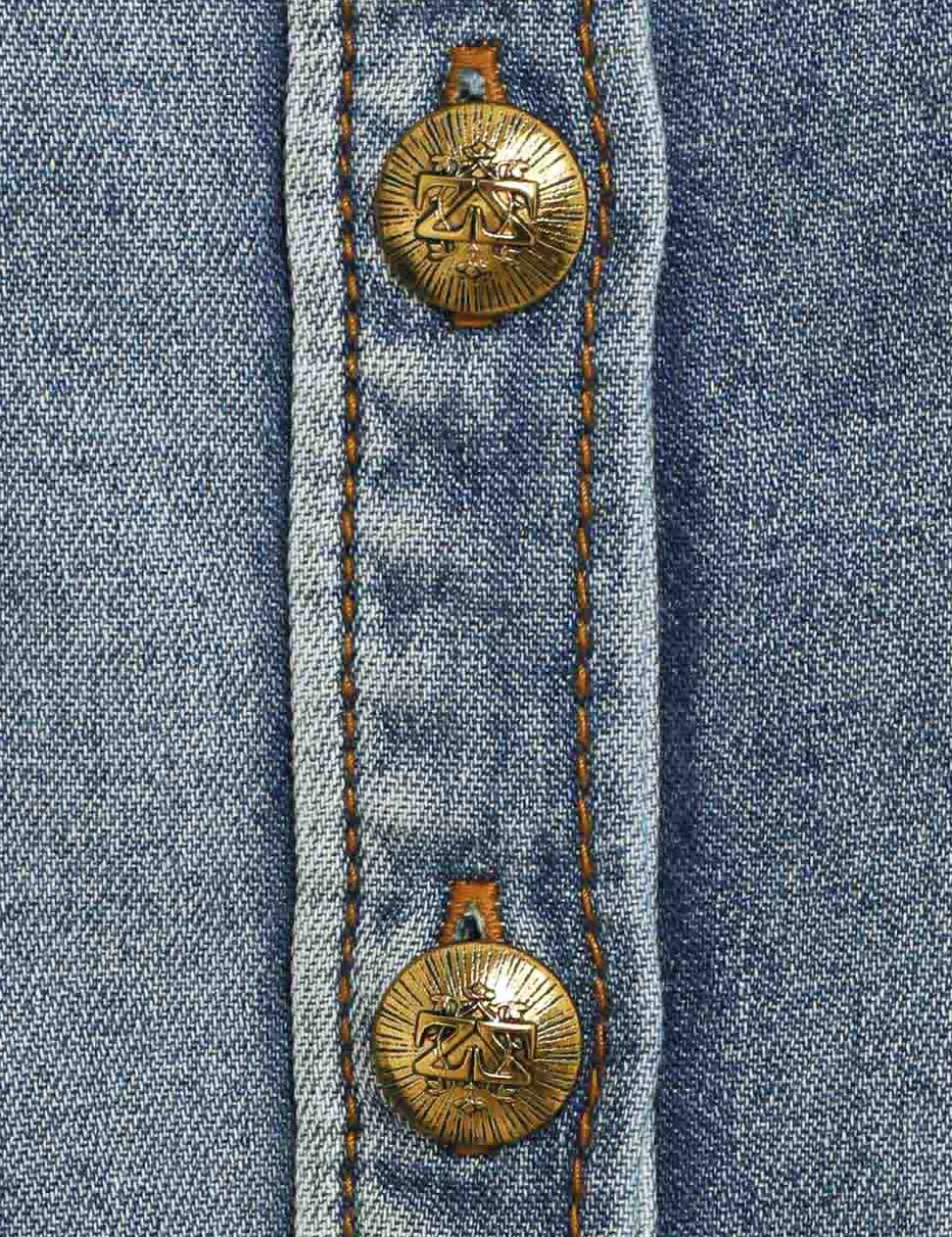 Luminosity Denim Corset Shirt