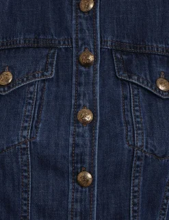 Luminosity Denim Corset Shirt