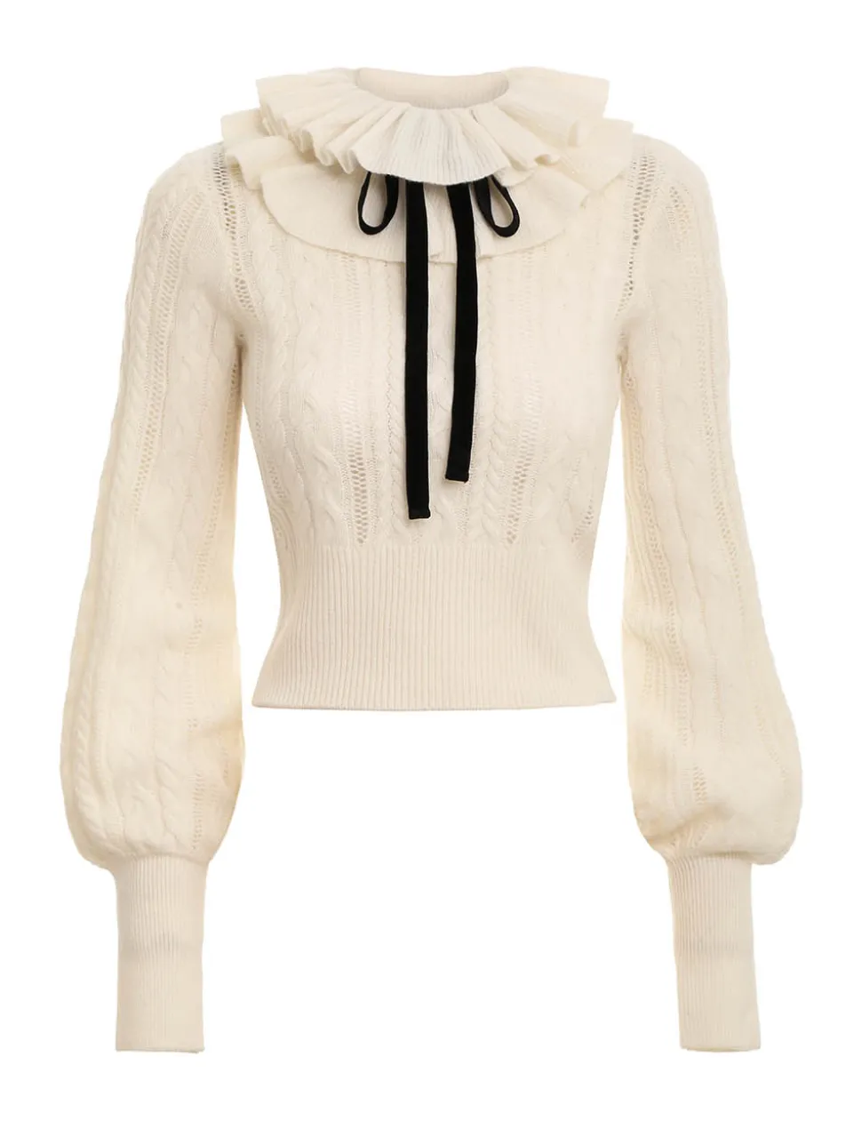 Luminosity Frill Neck Sweater